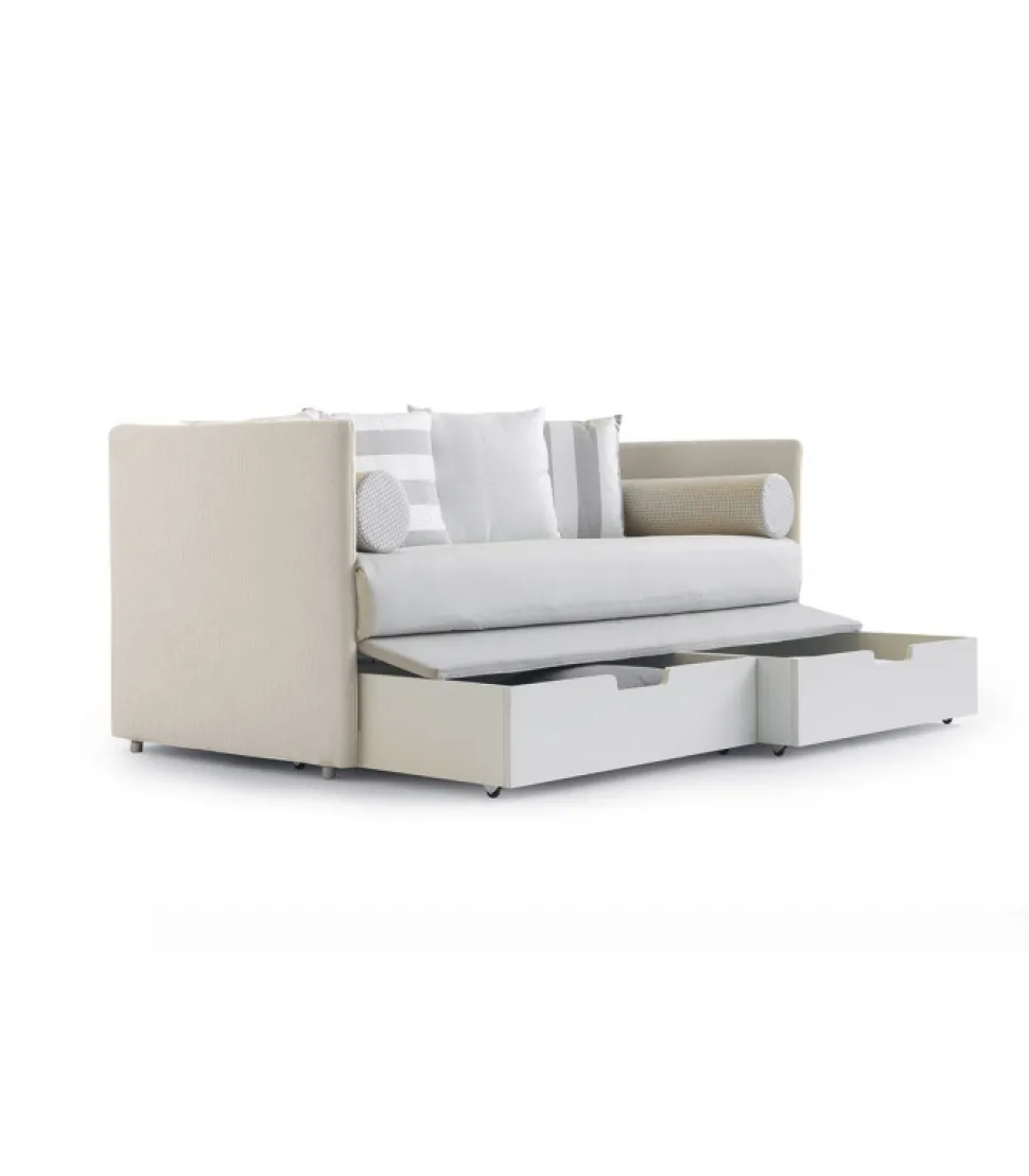 Space Divano Alto, Con Struttura In Acciaio Imbottita.