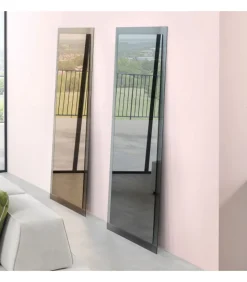 Specchiera Da Terra Il Vetro Trasparente Di Colore Grigio Fume O Bronzo