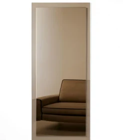 Specchiera Da Terra Il Vetro Trasparente Di Colore Grigio Fume O Bronzo