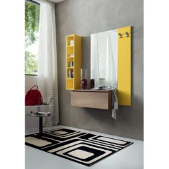 Specchiera Senza Conrnice Con Pannello Di Supporto, H. 109 Cm E Disponibile In 2 Larghezze, 27 E 60 Cm.