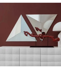 Specchiera Triangolare Imperia, 100% Made In Italy.