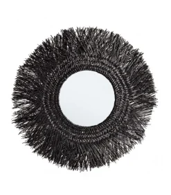 Specchio Con Cuscino Ilusion Nero