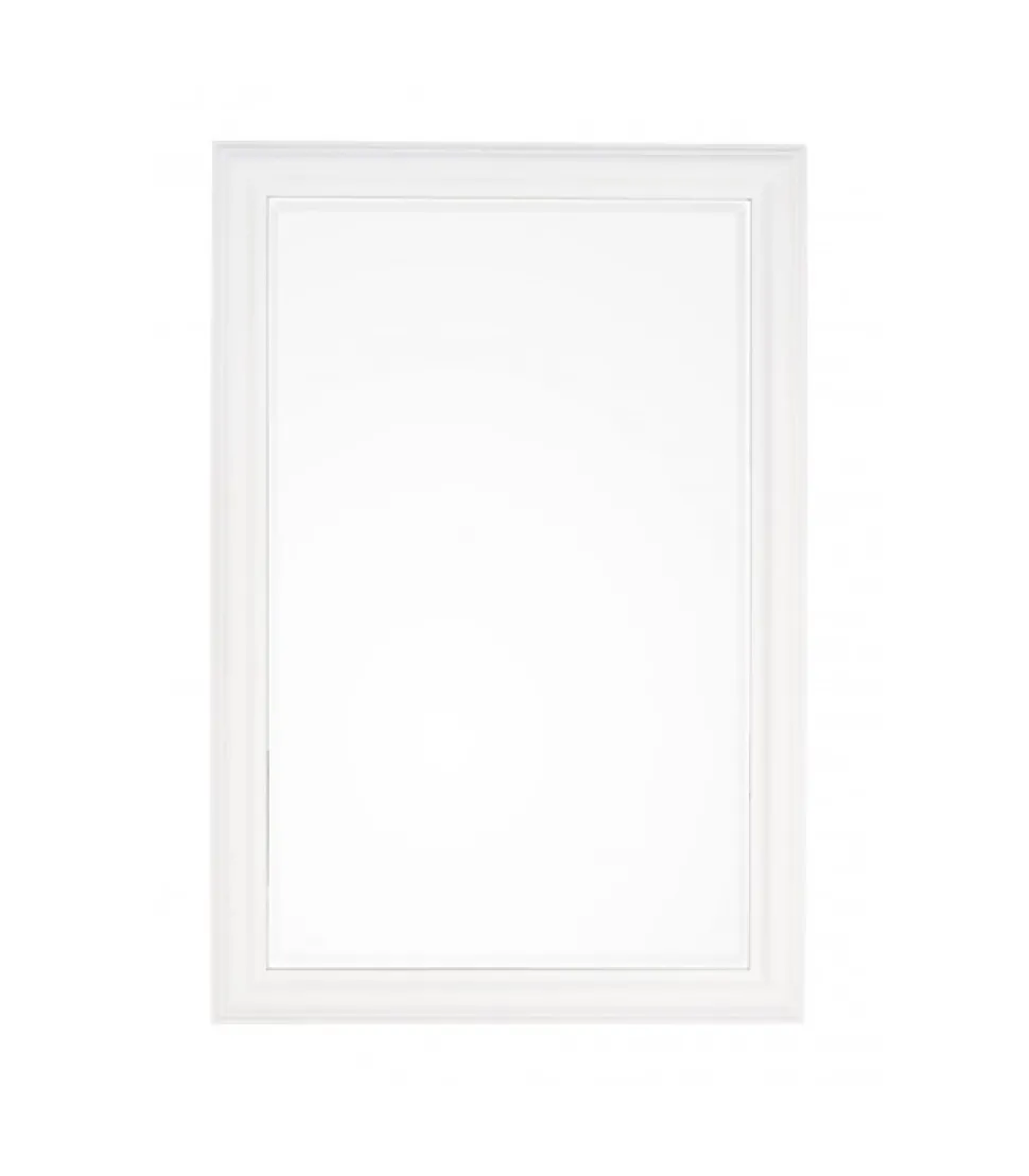 Specchio Sanzio C-C Mat Bianco 60X90