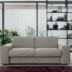 Spike, Divano Letto Con Imbottiture In Misto Piuma