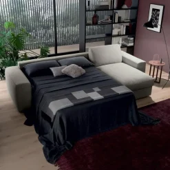 Spike, Divano Letto Con Imbottiture In Misto Piuma