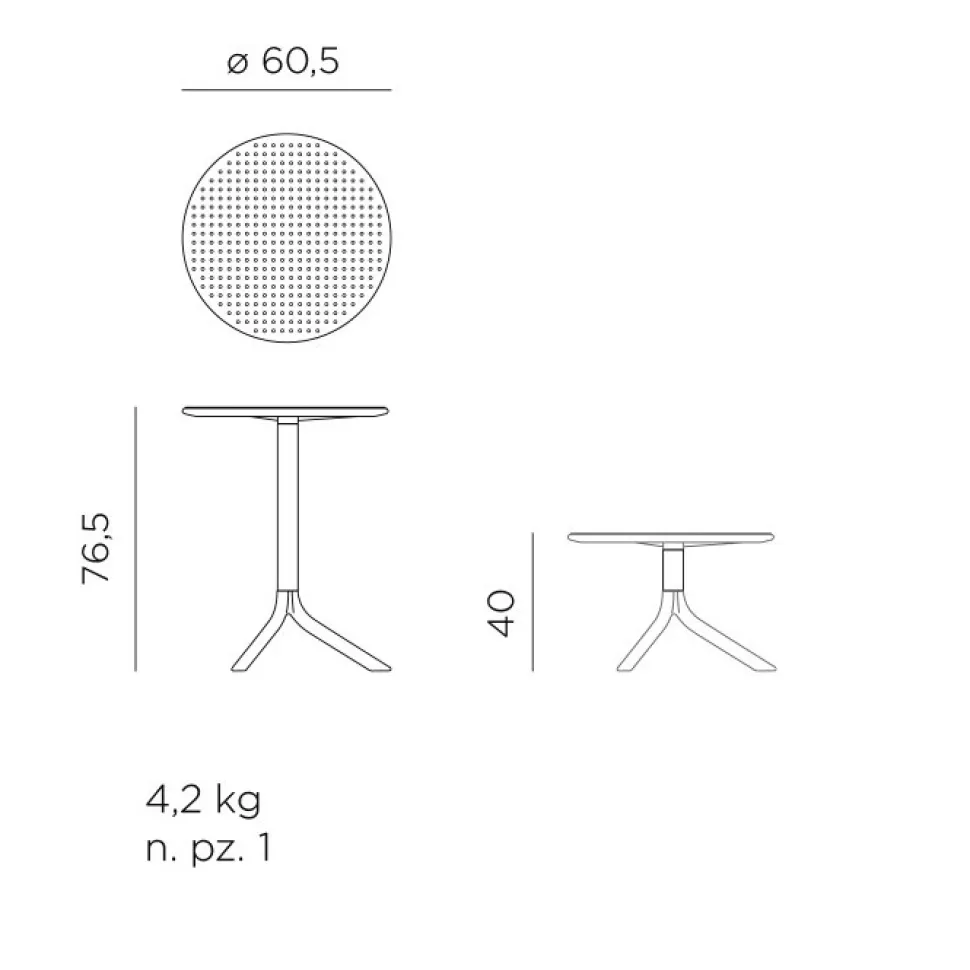 Step Mini, Tavolino Colorato Per Esterno