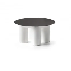 Tavolino Atene Di Plust, In Polietilene Per Indoor E Outdoor, Realizzato In Italia.