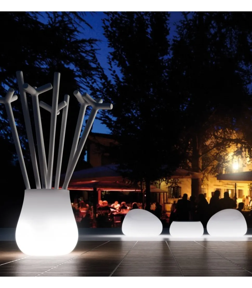 Tavolino In Polietilene Con Contenitore. Ottimo Per Indoor E Outdoor. 100% Made In Italy.