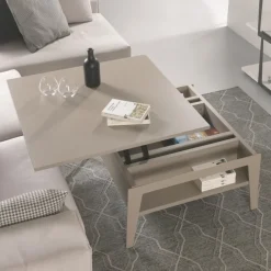 Tavolino Multifunzione Brighton Quadrato, Diventa Una Scrivania