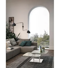 Tavolino Orbital Con Doppio Piano Rotatorio Di 180°.