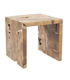 Tavolino Rocio 45X45 Struttura In Legno Di Teak