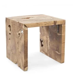 Tavolino Rocio 45X45 Struttura In Legno Di Teak