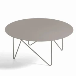 Tavolino Rotondo Shape Acciaio Verniciato A Polveri