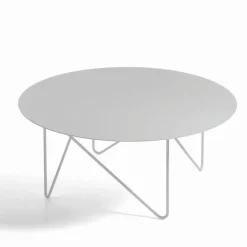 Tavolino Rotondo Shape Acciaio Verniciato A Polveri