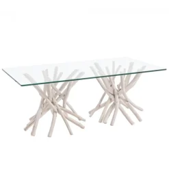 Tavolino Sahel 110 X 60 Struttura In Rami Di Teak