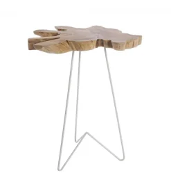 Tavolino Savanna Bn Alto Struttura In Radicidi Teak