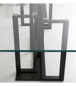 Tavolo Accademia Con Piano Rettangolare.