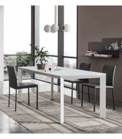 Tavolo Allungabile Dafne, Di Maronese Acf, Made In Italy.