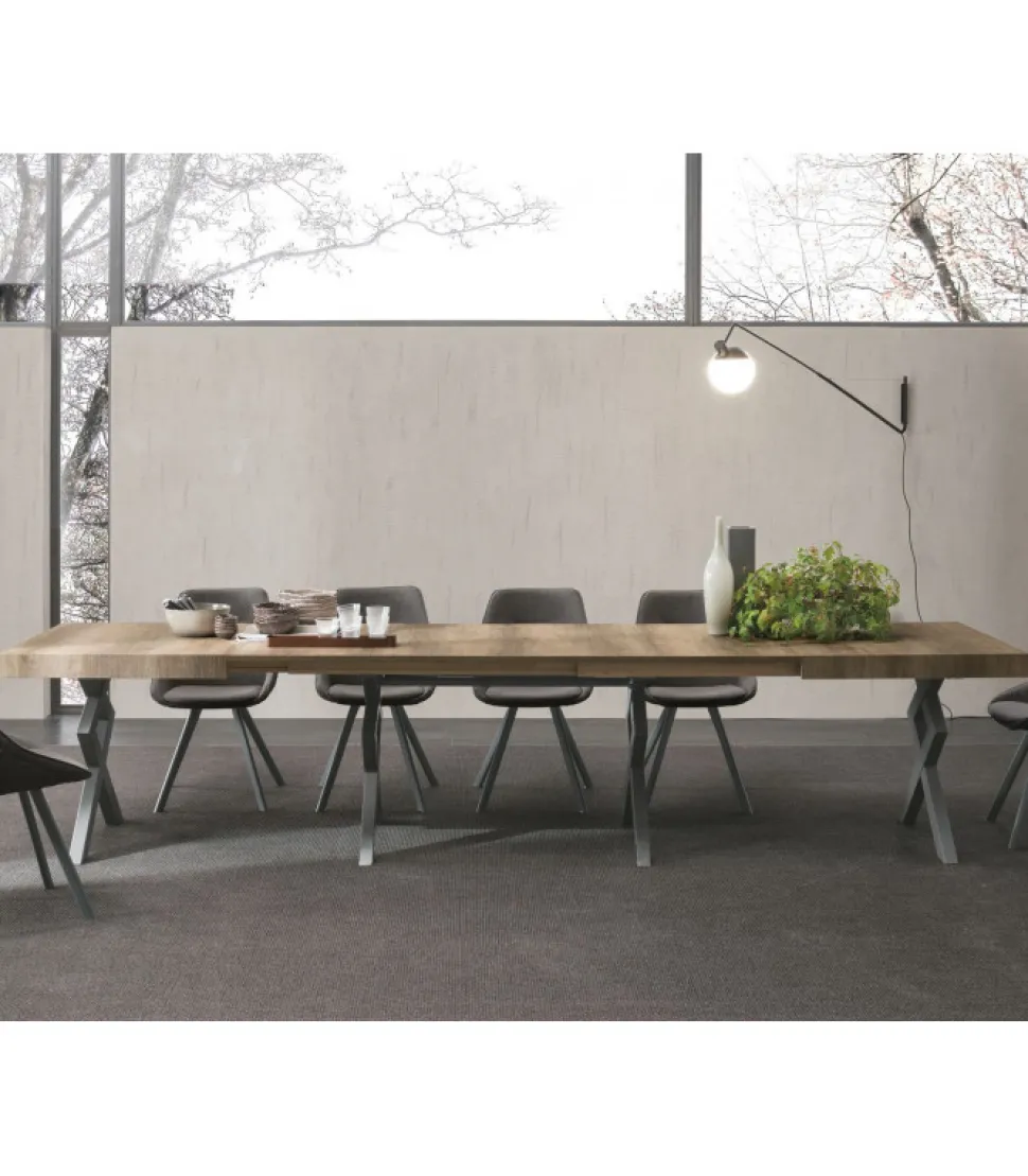 Tavolo Allungabile Ettore, 100% Made In Italy.