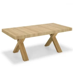 Tavolo Allungabile Monaco - Design Elegante Con Gambe Ad X, Sistema Di Allunga Brevettato
