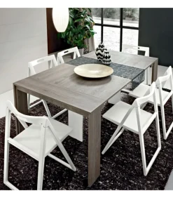 Tavolo Consolle Allungabile T311, Si Estende Fino A 311 Cm - Made In Iitaly