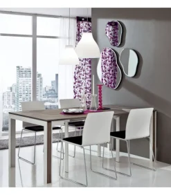 Tavolo Consolle Allungabile M180, Si Estende Fino A 180 Cm - Made In Iitaly