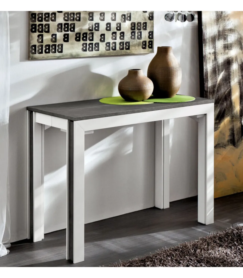 Tavolo Consolle Allungabile M311, Si Estende Fino A 311 Cm - Made In Iitaly