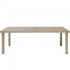 Tavolo Da Giardino Per 3 Di Scab, Con Piano Allungabile Da 170 A 220 Cm In Tecnopolimero.
