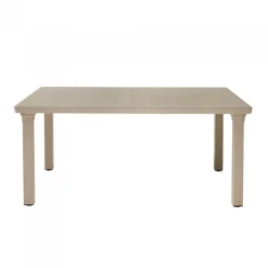 Tavolo Da Giardino Per 3 Di Scab, Con Piano Allungabile Da 170 A 220 Cm In Tecnopolimero.