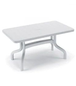 Tavolo Da Giardino Per Privati E Contract. Ribalto 140 E Realizzato In Italia Da Scab.