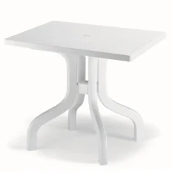 Tavolo Da Giardino Ribalto 80, Prodotto Interamente In Italia Da Scab.