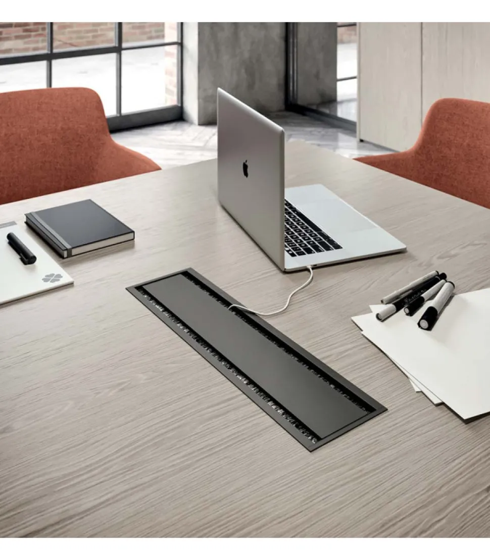 Tavolo Da Riunione X9, 100% Made In Italy.