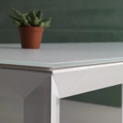 Tavolo Diamante Allungabile Con Basamento In Metallo