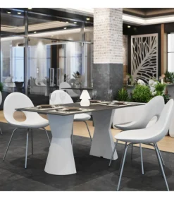 Tavolo Dot Tr Con Piano In Hpl.