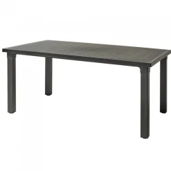 Tavolo Ercole, Realizzato In Tecnopolimero Rinforzato In Fibra Di Vetro, Per Outdoor.