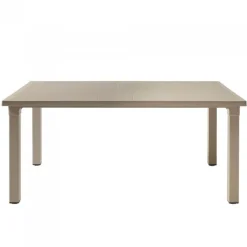 Tavolo Ercole, Realizzato In Tecnopolimero Rinforzato In Fibra Di Vetro, Per Outdoor.