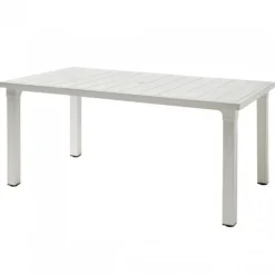 Tavolo Ercole, Realizzato In Tecnopolimero Rinforzato In Fibra Di Vetro, Per Outdoor.