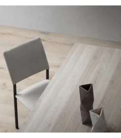 Tavolo Fisso Con Piano Laminato E Vetro E Gambe Alluiminio Anodizzato O Verniciato. L. 138 E 160 X90 Cm. - Art.Tv146