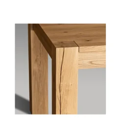 Tavolo Fisso O Allungabile, In Legno Massiccio Di Quercia, Realizzato Interamente In Italia.