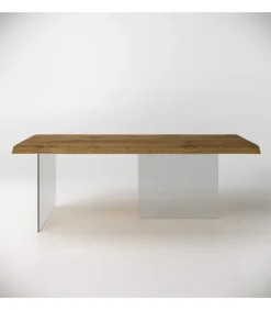 Tavolo In Legno Massiccio Lavorato Artigianalmente