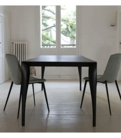 Tavolo Marilyn Con Struttura In Acciaio.