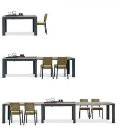 Tavolo Movida Con Struttura In Metallo