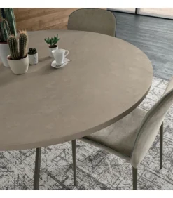 Tavolo Olimpo Rotondo E Allungabile.