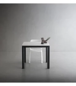 Tavolo Quadrato Superallungabile, Da 90X90 A 232 X 90 Cm - Art.Tv146S