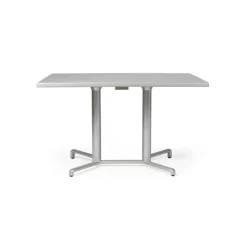 Tavolo Rettangolare Scudo Double Per Esterni Impilabile E Ribaltabile