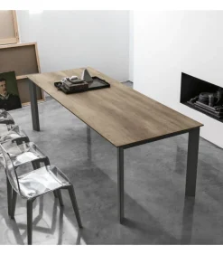 Tavolo Saturno 160 Con Allunghe Laterali.