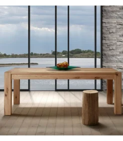 Tavolo Venezia Di Pizzolato, Fisso O Allungabile Con Guida Telescopica. Piano E Gambe In Briccola.