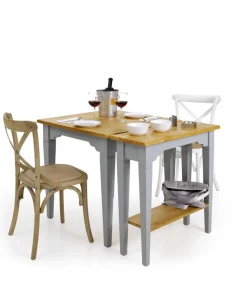 Tavolo Vietri Shabby In Legno Laccato Azzurro By Classico Italiano