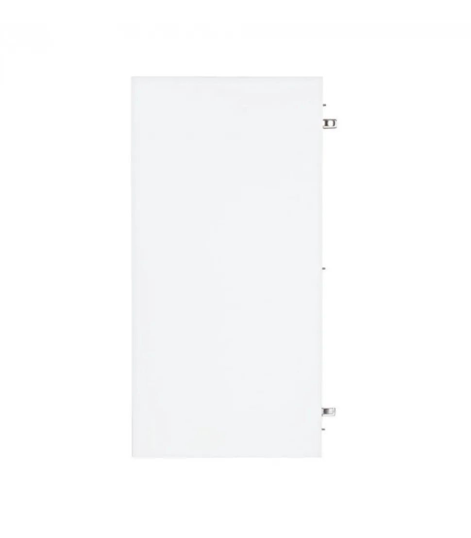 Tavolo-Consolle Daniel Bianco 45/270X90 Struttura In Mdf Laccato Opaco Con Supporto Centrale In Acciaio