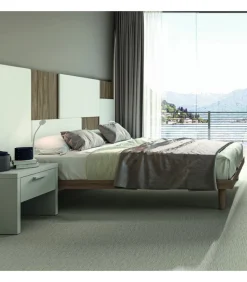 Testiera Hotello Legno E Eco Pelle